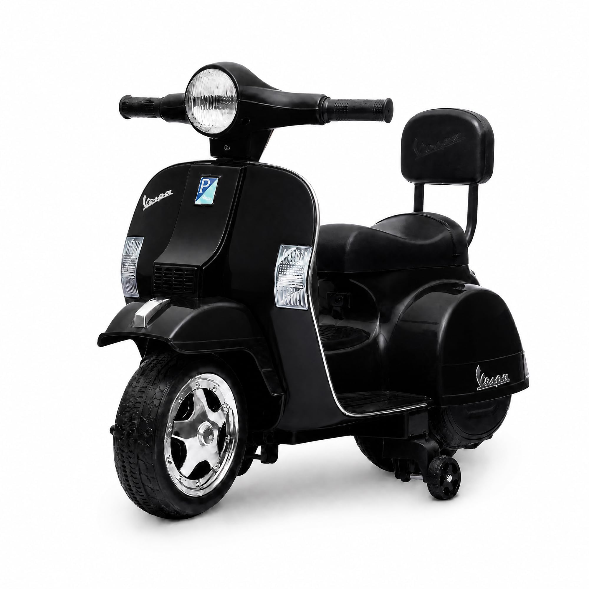 Garvee Licensed Vespa 6V Kids Electric Ride-On Scooter
