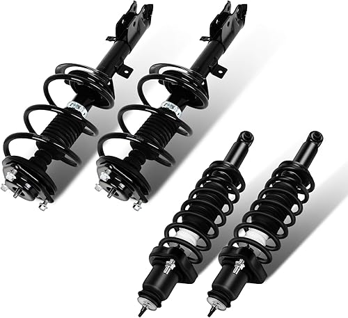 SCITOO Conjunto de resorte de puntal 2007-2012 para Dodge Caliber  2007-2010 para Jeep Compass  2007-2010 para Jeep Patriot amortiguadores