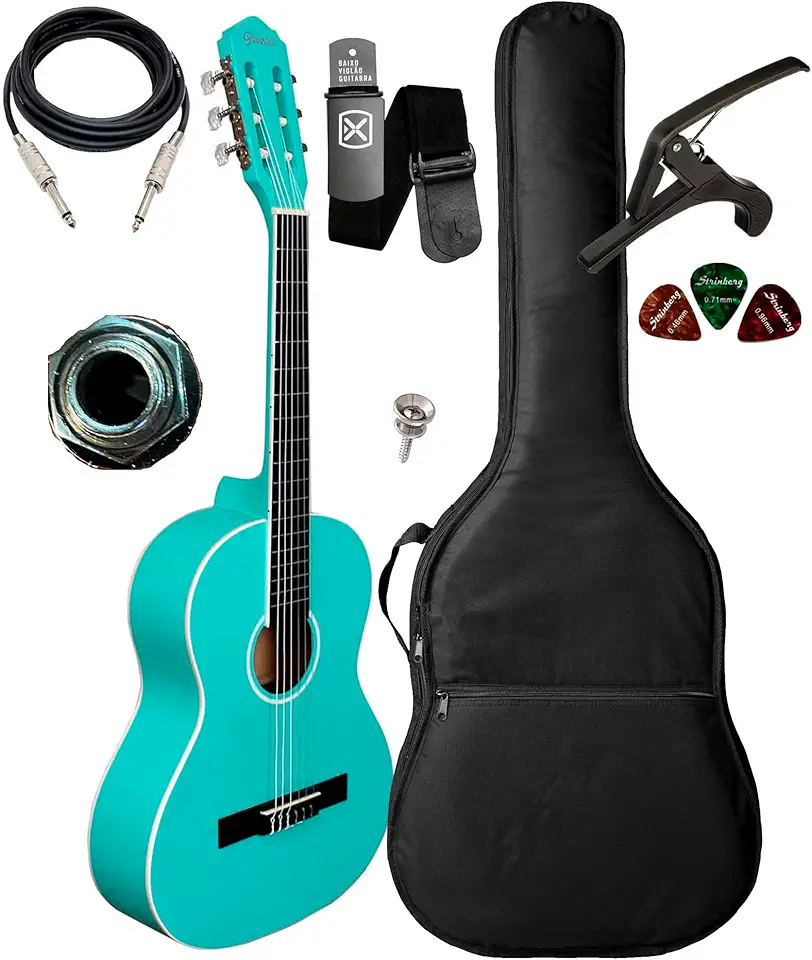 Violão Eletroacústico Giannini N6 + Capa Luxo E Acessórios (TBS)