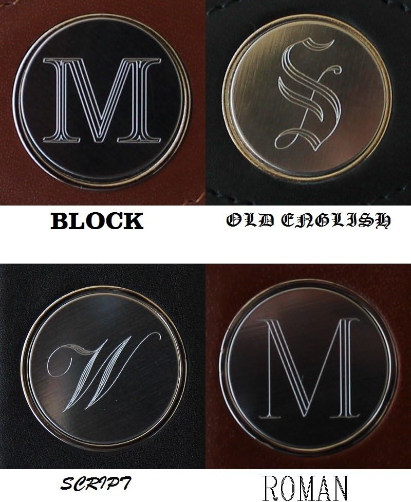 My Personal Memories Custom Personalized Money Clip with Black and Brown Leather Engraved Customized Monogrammed Money Clips for Men