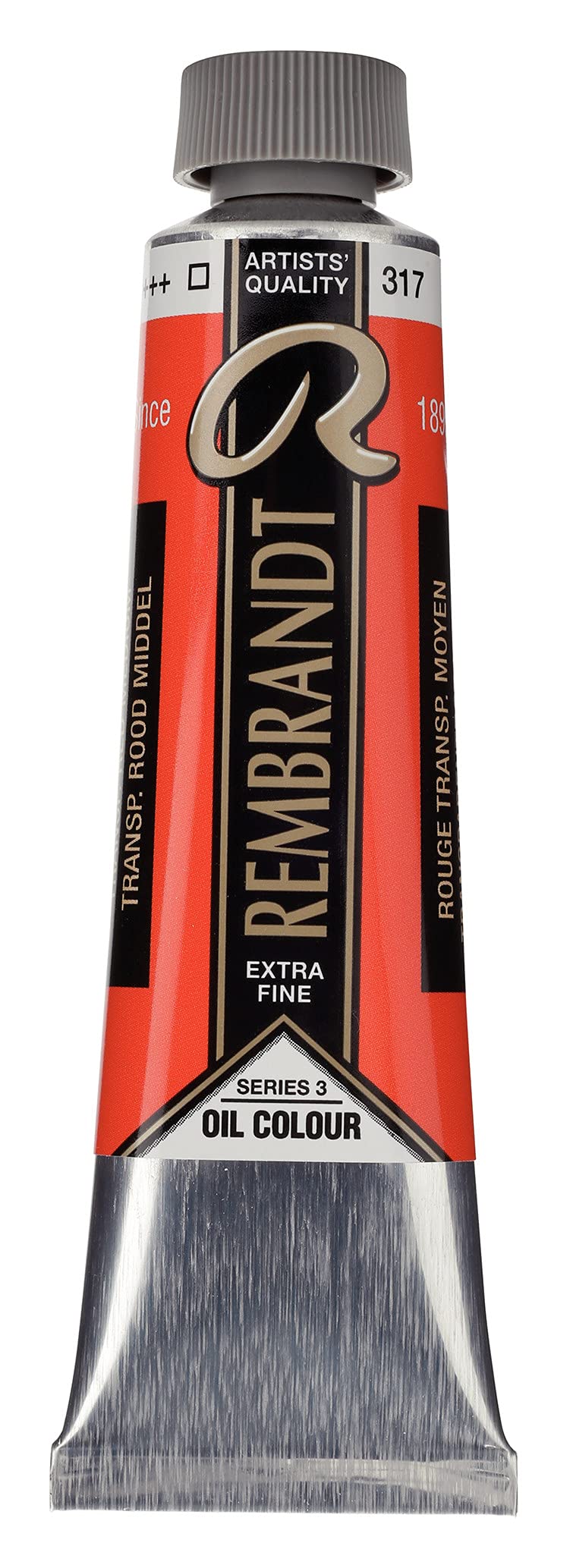 Rembrandt Talens Excelentes colores de pintura al óleo - 40 ml - 317 Rojo transparente medio
