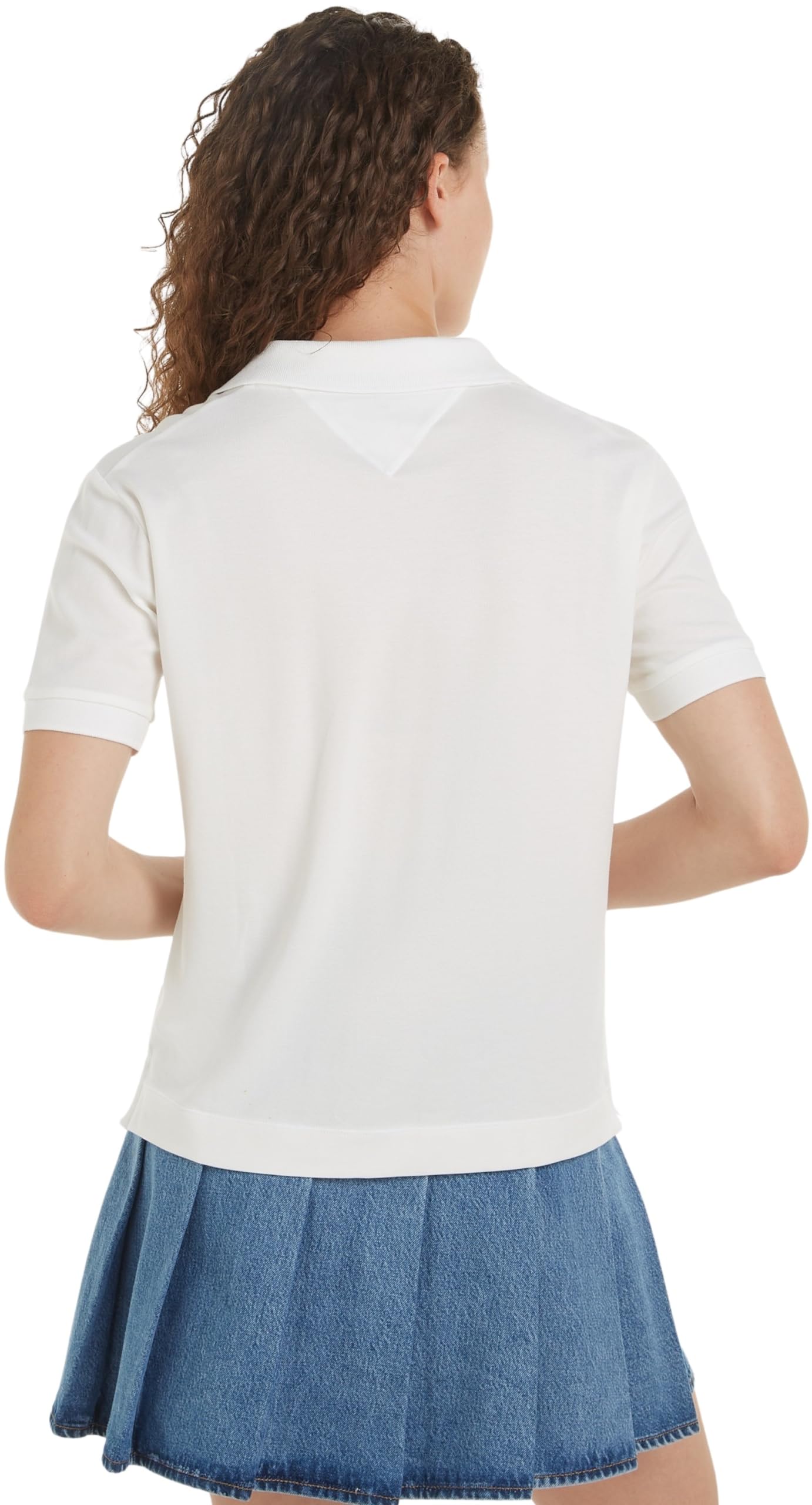 Tommy Hilfiger Damen Poloshirt Kurzarm Slim Fit