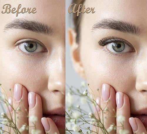 Miniatura 8 de 1000 extensiones de pestañas prefabricadas con volumen 5D, rizado C, 1000 abanicos hechos a mano, 0.028 in de grosor (0.354 in) (mezcla de 0.354 in