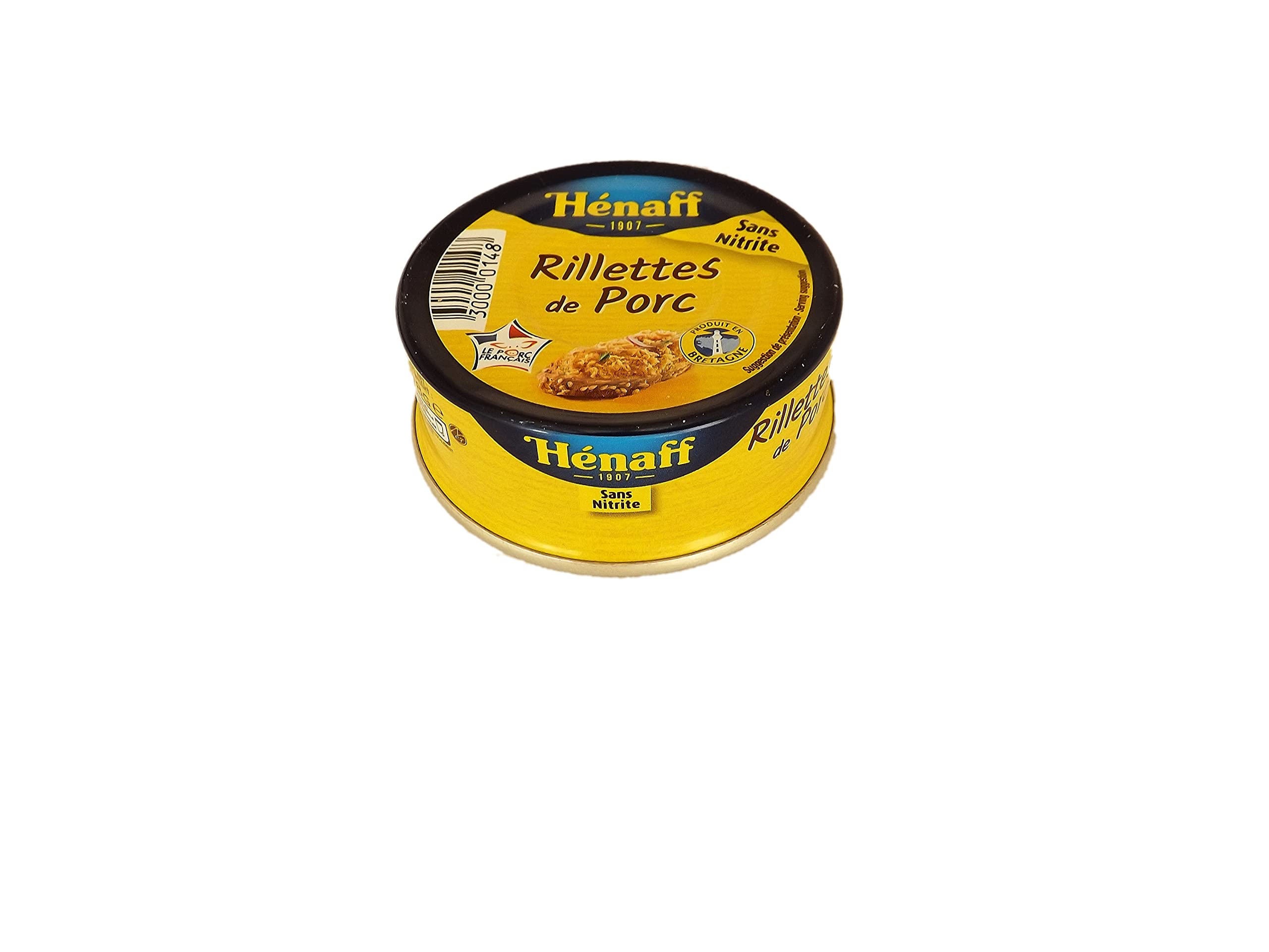 Henaff Rillettes De Porc/Pork Rillettes Pastete, 3 x 78 g