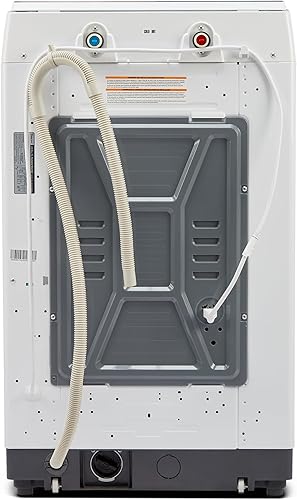 Miniatura 3 de Lavadora de carga superior portátil compacta de 2.0 pies cúbicos en color blanco