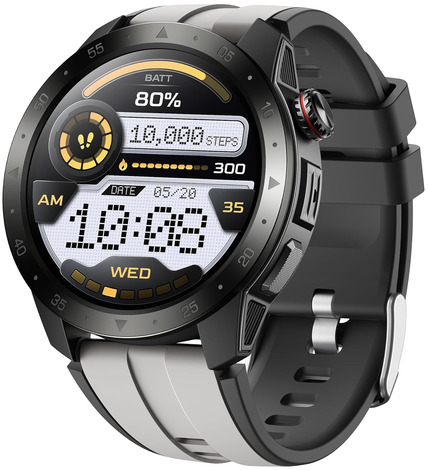 Loluka GPS Smart Watches with Compass Altitude Barometer ABC Watch for Men Women (Answer/Make Call) 1.43″ AMOLED Smartwatch Running Adventure