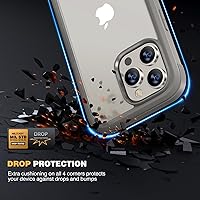 Vista 134 de Diaclara - Funda diseñada para iPhone 15 Plus de 6.7 pulgadas, transparente, cuerpo completo, con protector de pantalla, resistente de protección