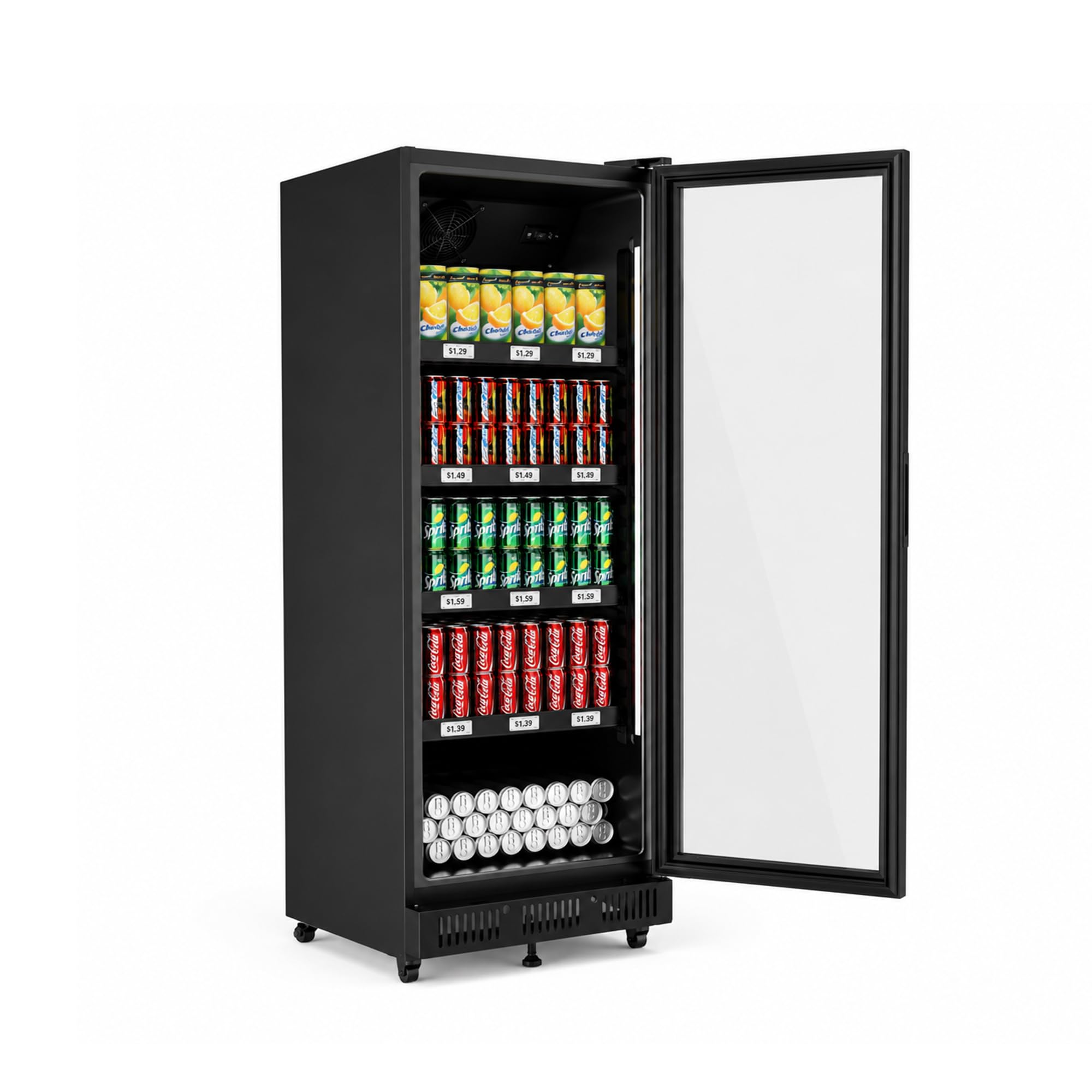 Frostvale REFRIGERATOR 8.1 cu ft Beverage Cooler Black