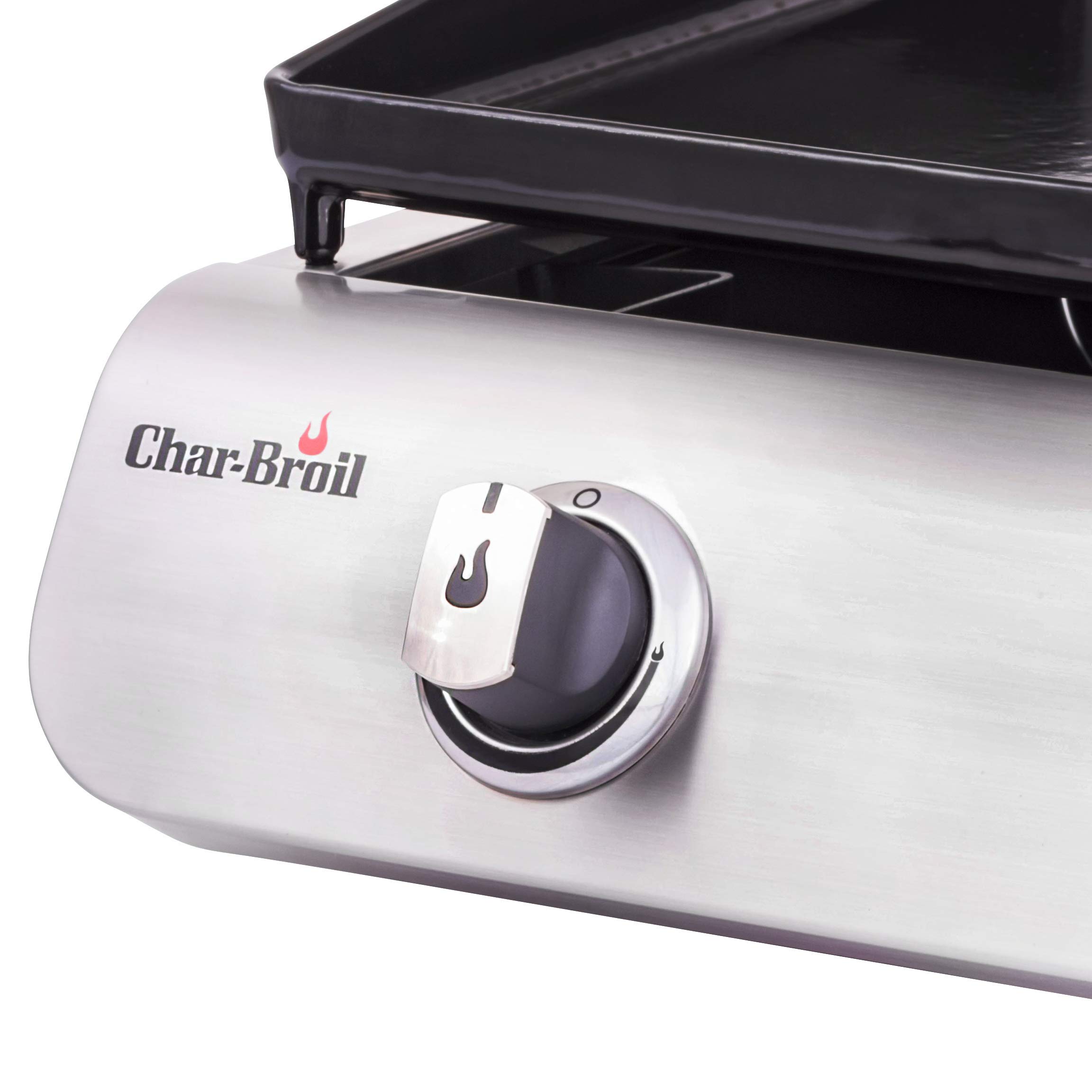 Char-Broil 140 879 - Plancha Verano 200 - Piastra da Cucina a 2 fuochi e Finitura in Acciaio Inox.
