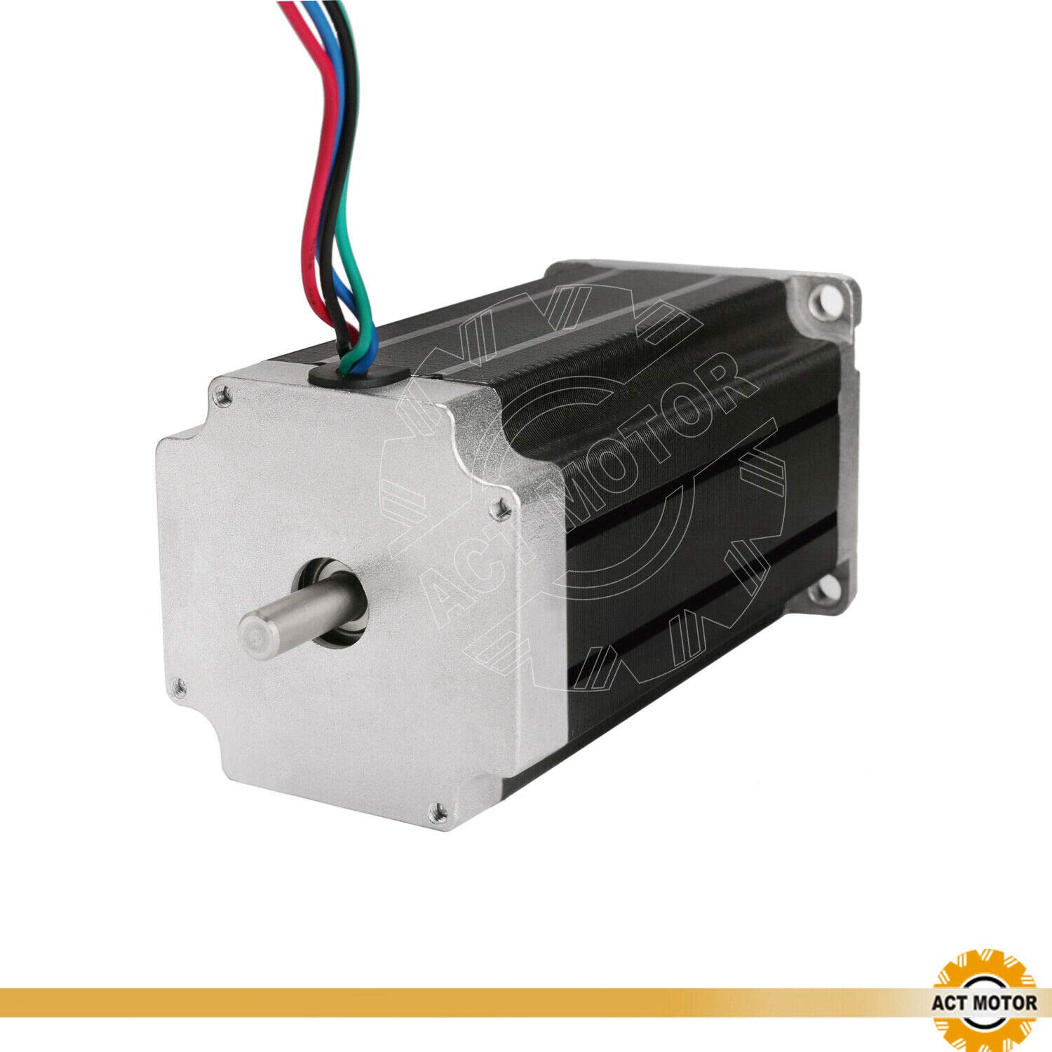 BEZKOSZTOWNA DOSTAWA Nema23 1SZT Silnik Krokowy 23HS2430B 112mm 3.0A 425oz-in Średnica 8mm Podwójny Wał CNC OEM ACT Motor GmbH
