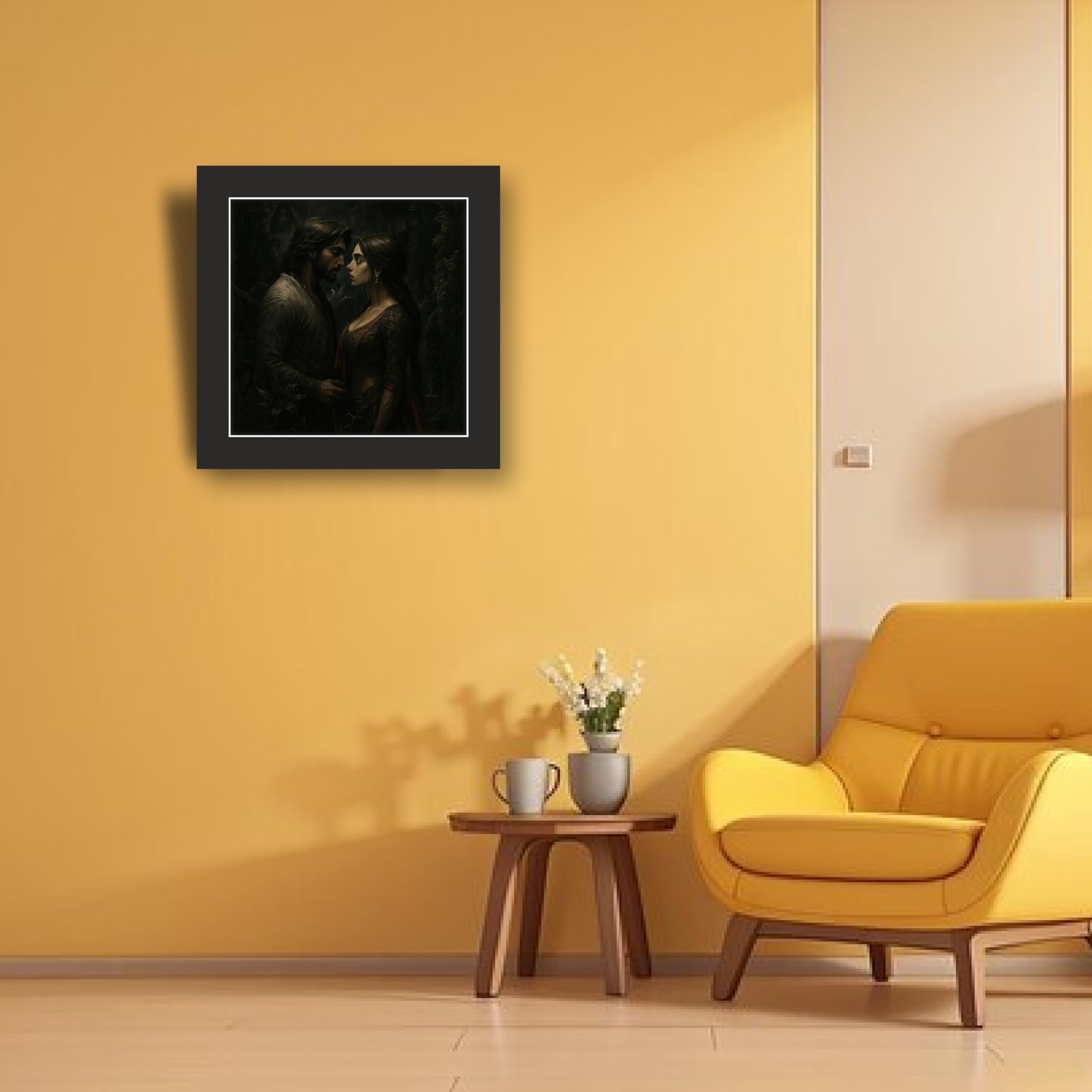 Dark Fantasy Style Frame - Personalized Gothic Artwork – view 2