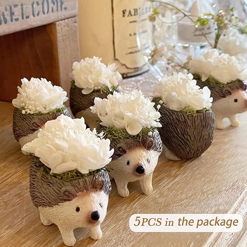 Miniatura 2 de 5 PCS Dried Preserved White Hydrangea Flowers - Length 14'' Corolla Size 3''-4'' Real Hydrangeas Petals Handmade for Vase, Arrangement Boho Style