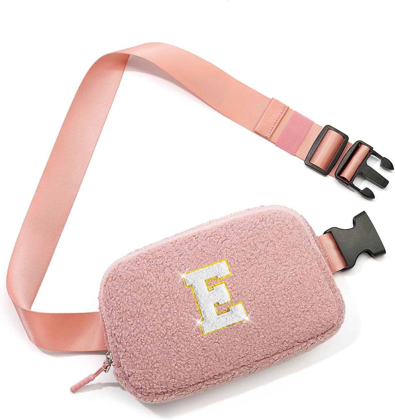 Birthday Gifts for 4 5 6 7 8 9 10 11 12 13 Year Old Girls Initial Fanny Pack Crossbody Bag Belt Bag Purse, Gifts for Teen Girls Kids Pink E - Image 7