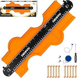dodowin Connectable Contour Gauge 10+5inch, Mens Christmas Gifts for Dad Him Husband,Stocking Stuffers for Adult Men, Super Gauge Outline Shape Tool, Woodworking Tools,Anniversary Birthday Gifts Idea