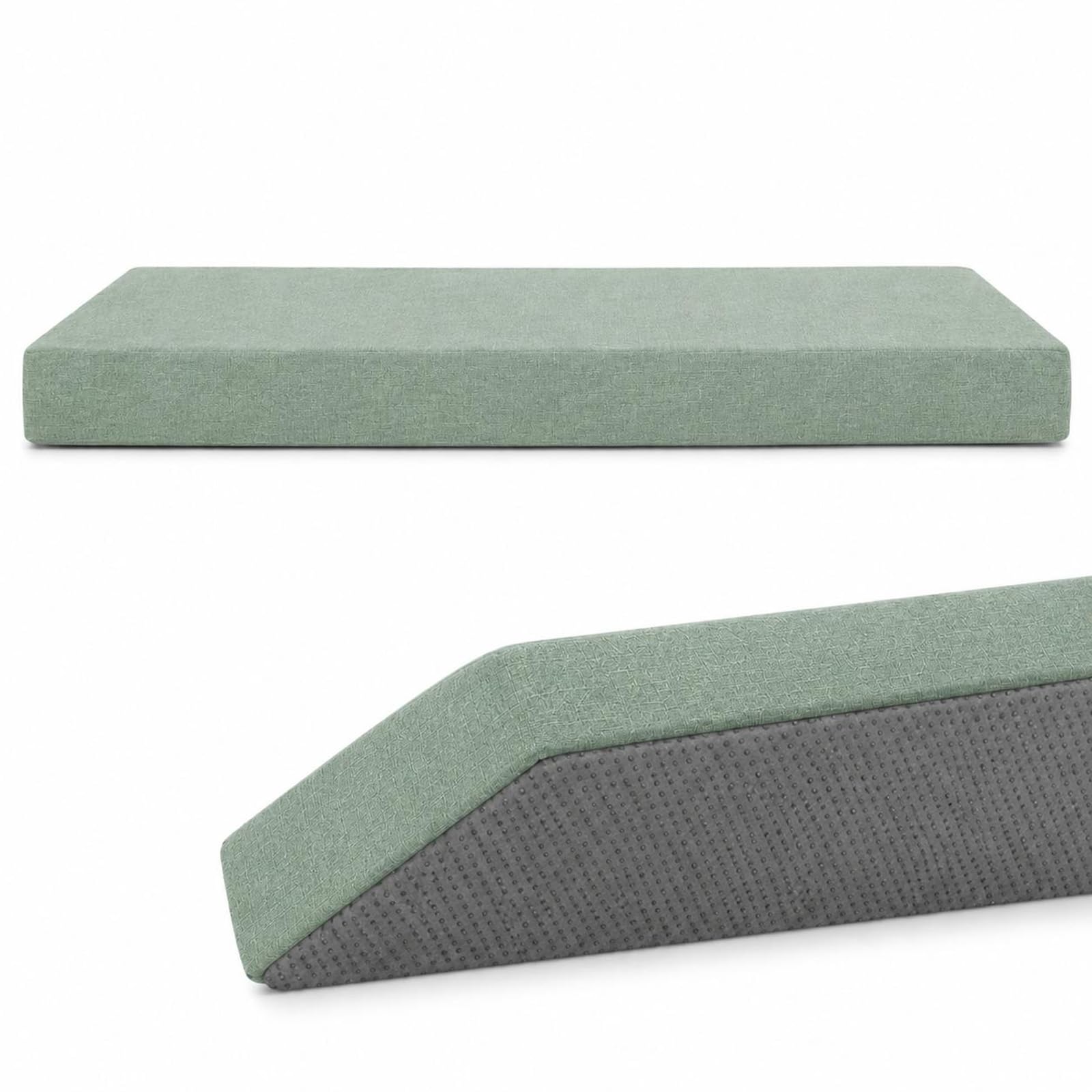 PTKG Bedroom Cushions Linen Texture Washable Indoor Bench Cushion