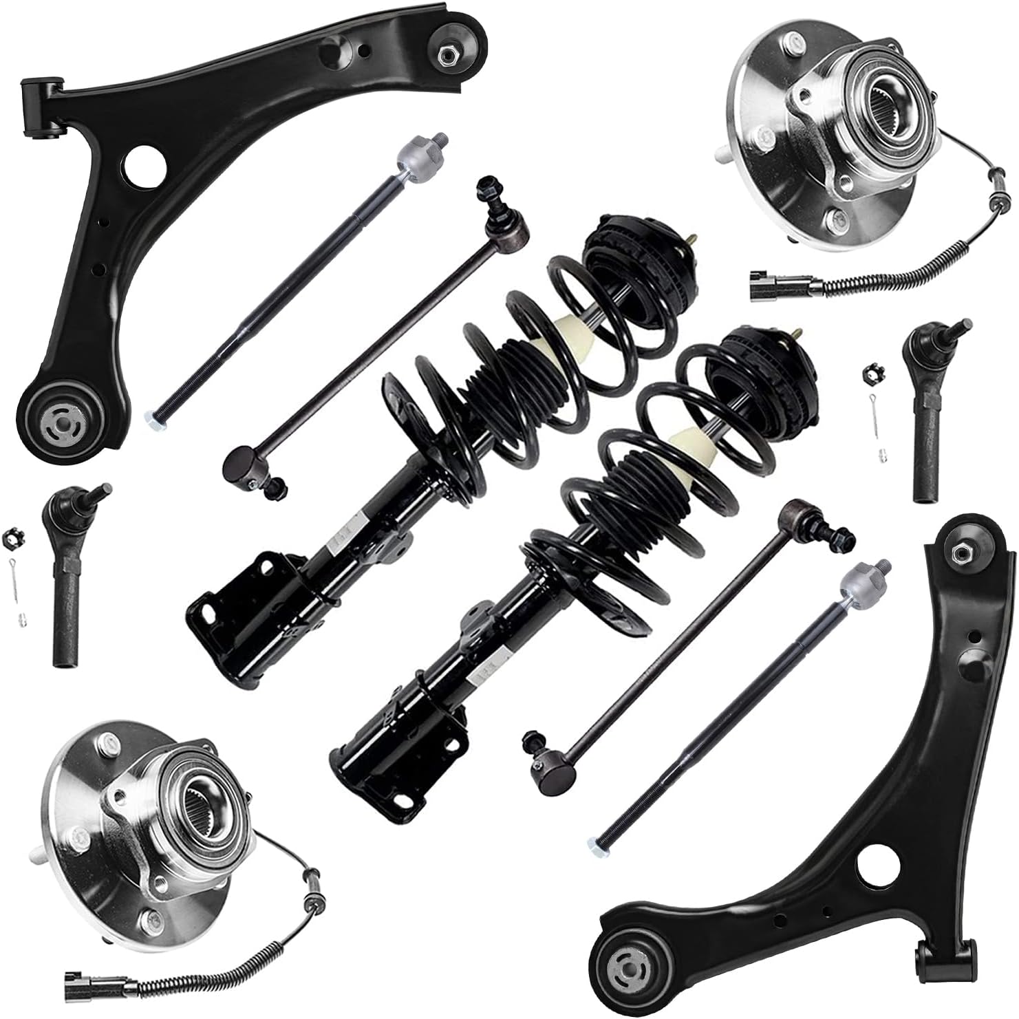 12pc Front Suspension Kit For 2009 - 15 Dodge Journey Front Lower - Foto 11