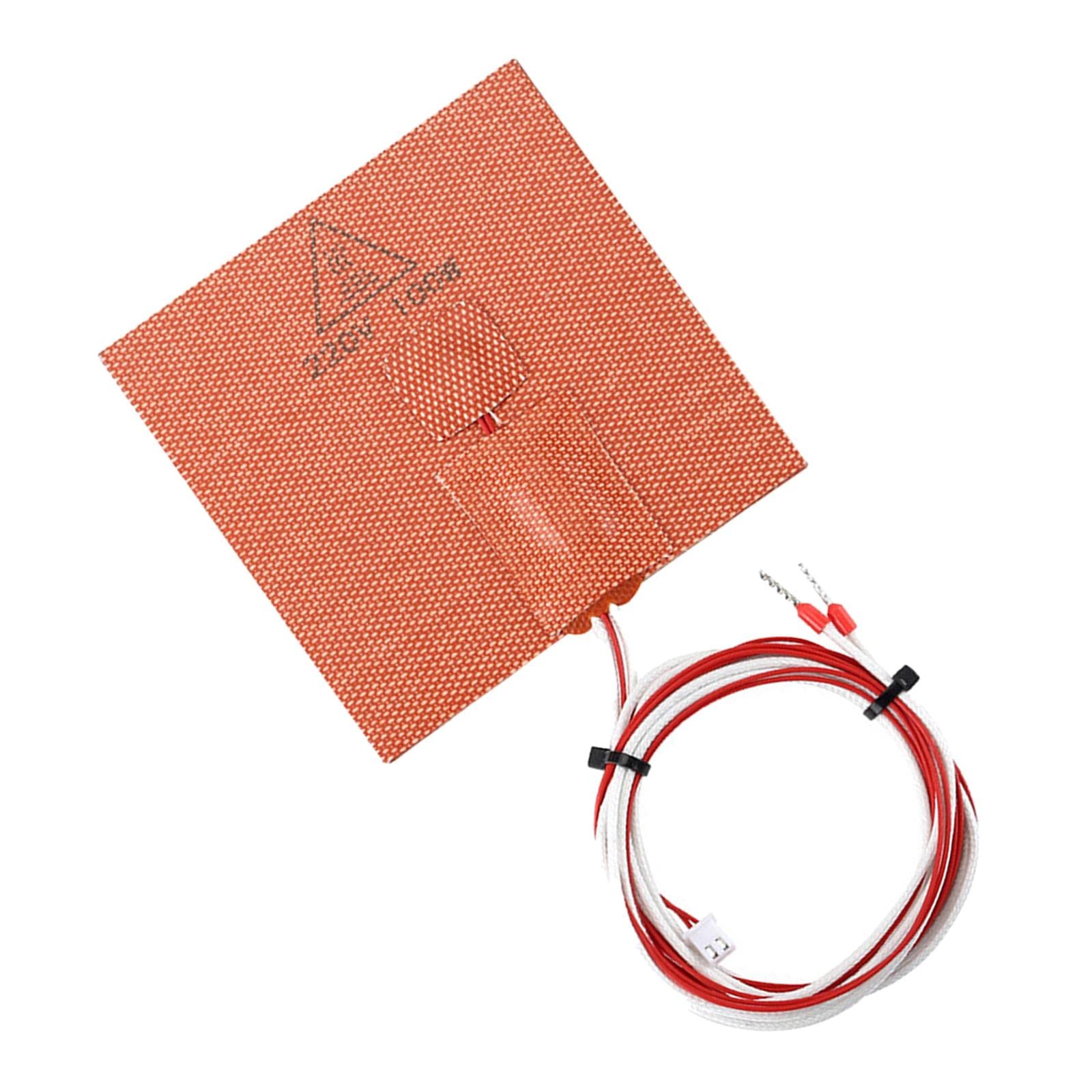 Hot Bed Silicone Heater Pad for 3D Printer 220V 100W 3D Printer Parts Without Relay-image-25