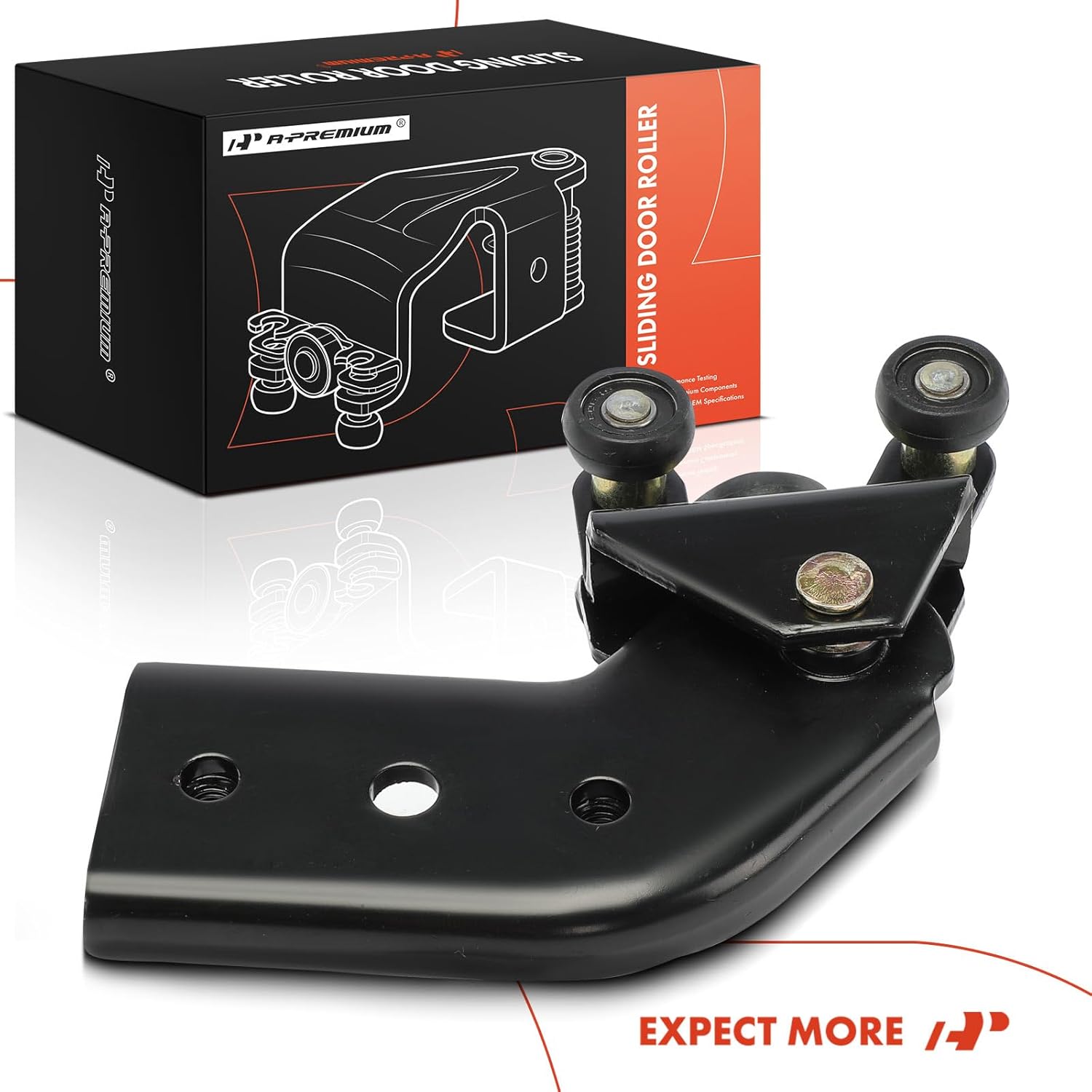 A-Premium Right Passenger Lower Sliding Door Roller Bracket Compatible with Chevrolet Express 1500, Express 2500, Express 3500, Express 4500 & GMC Savana 1500, Savana 2500, Savana 3500, Savana 4500