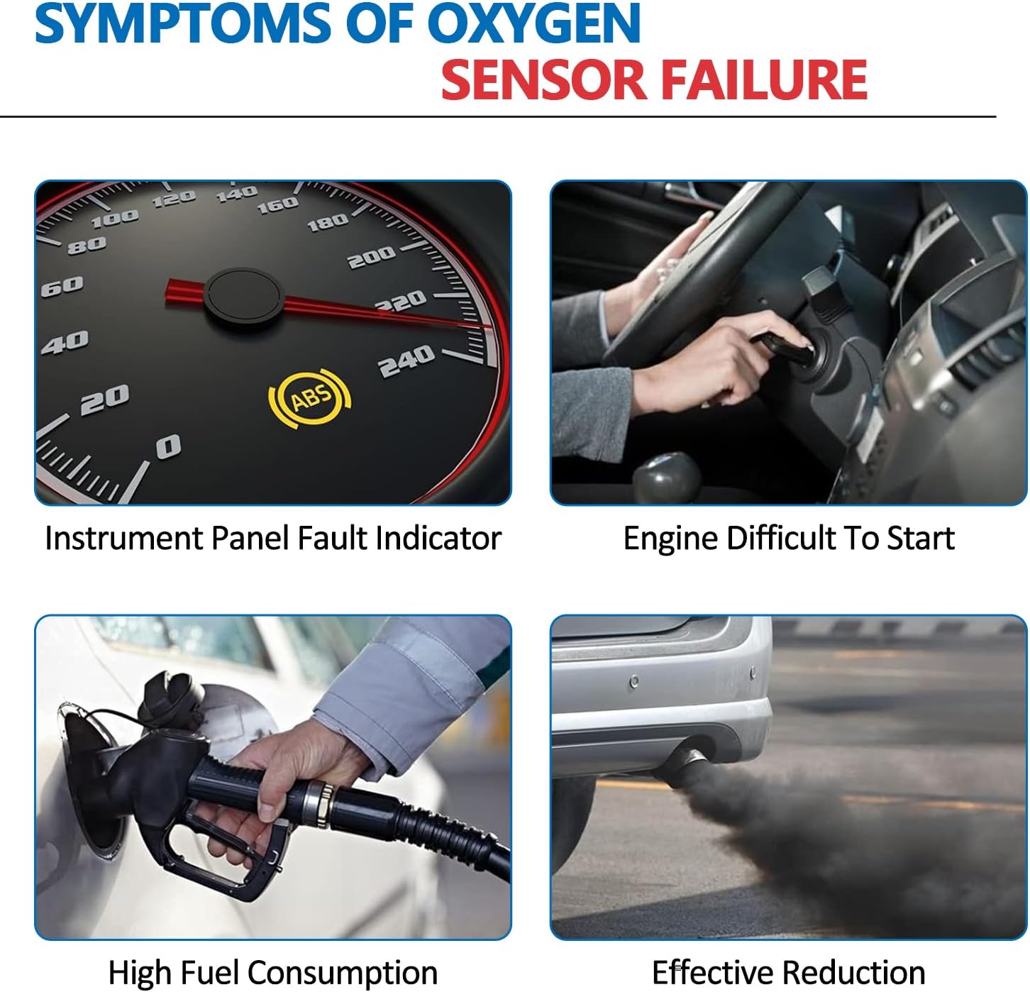 Maxfavor 2Pcs Oxygen Sensor O2 Sensor Replacement for Infiniti EX35 FX35 FX50 G25 G35 G37 M35 M37 M56 Nissan Altima 350z 370z Cube Maxima Rogue Sentra Versa 02 Sensor 234-4380 x2