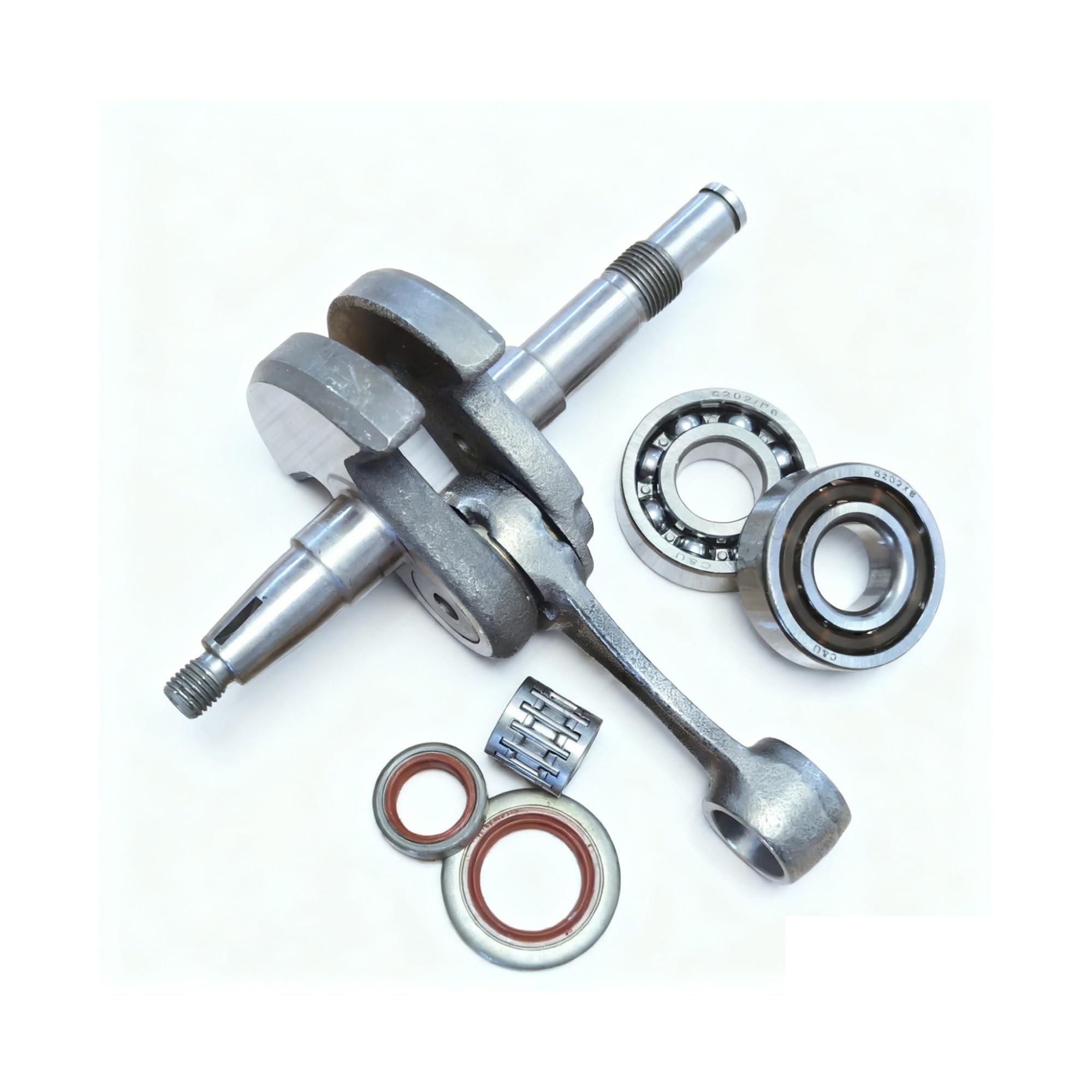 Vilebrequin pour tronçonneuse 044 MS440 avec roulements pour rénovation moteur complète