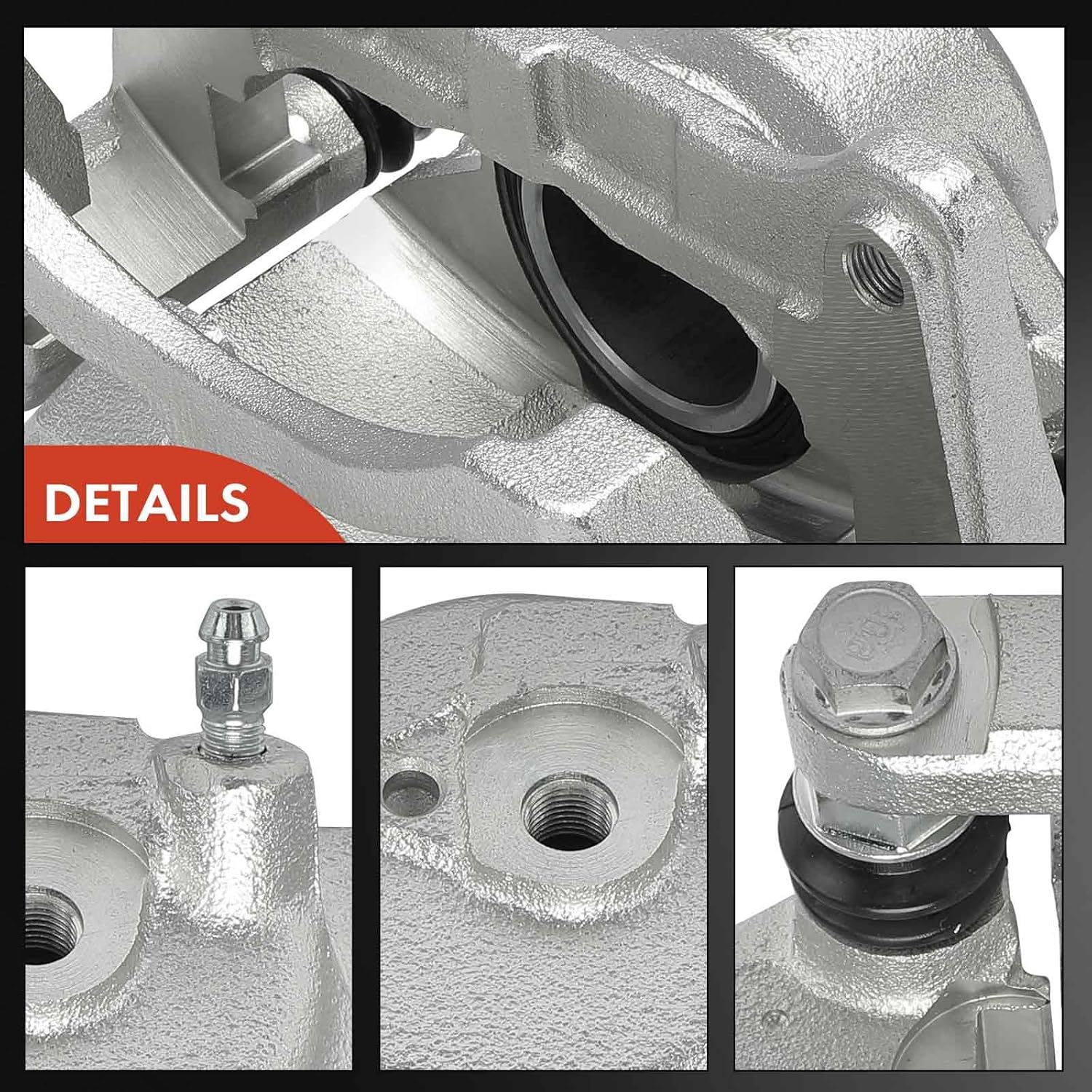 A-Premium Disc Brake Caliper Assembly with Bracket Compatible with Toyota Camry 2018-2023, RAV4 2019-2023, Avalon 2019-2022, Venza 2021-2023 & Lexus ES250, ES300h, ES350 - Front Right Passenger Side