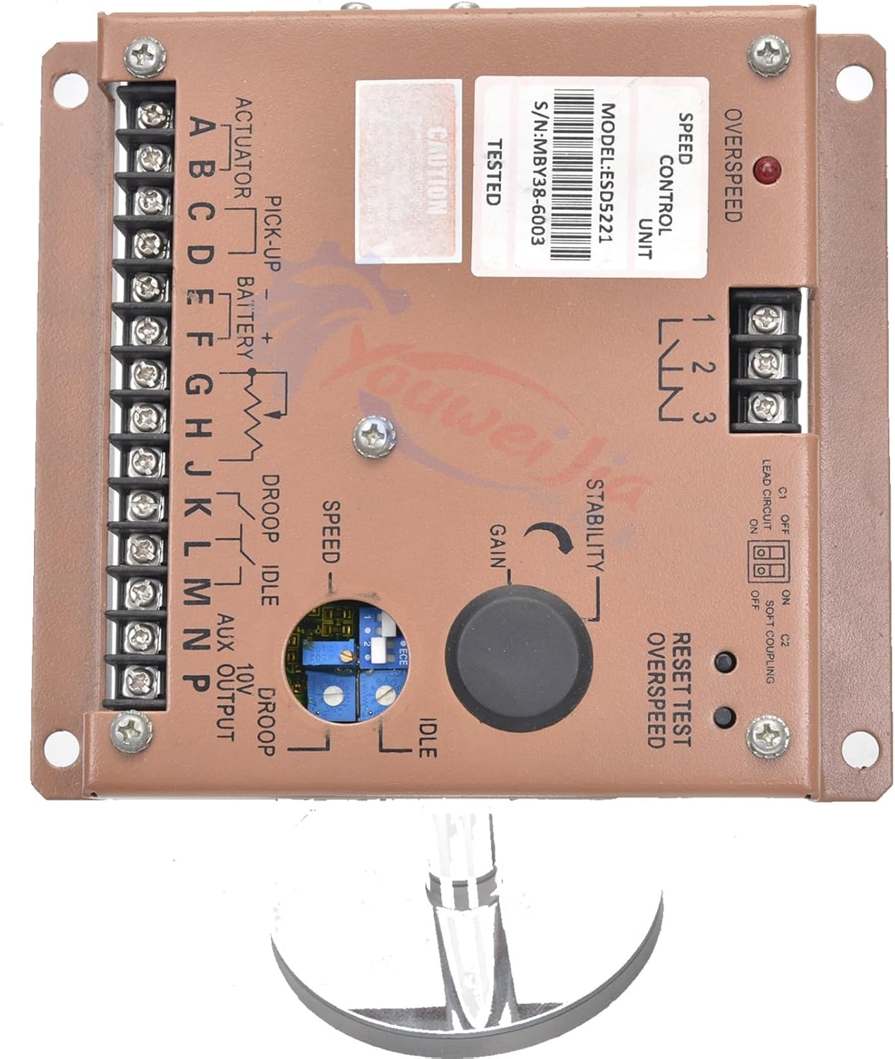 Governor controller of ESD5221 diesel engine speed control unit