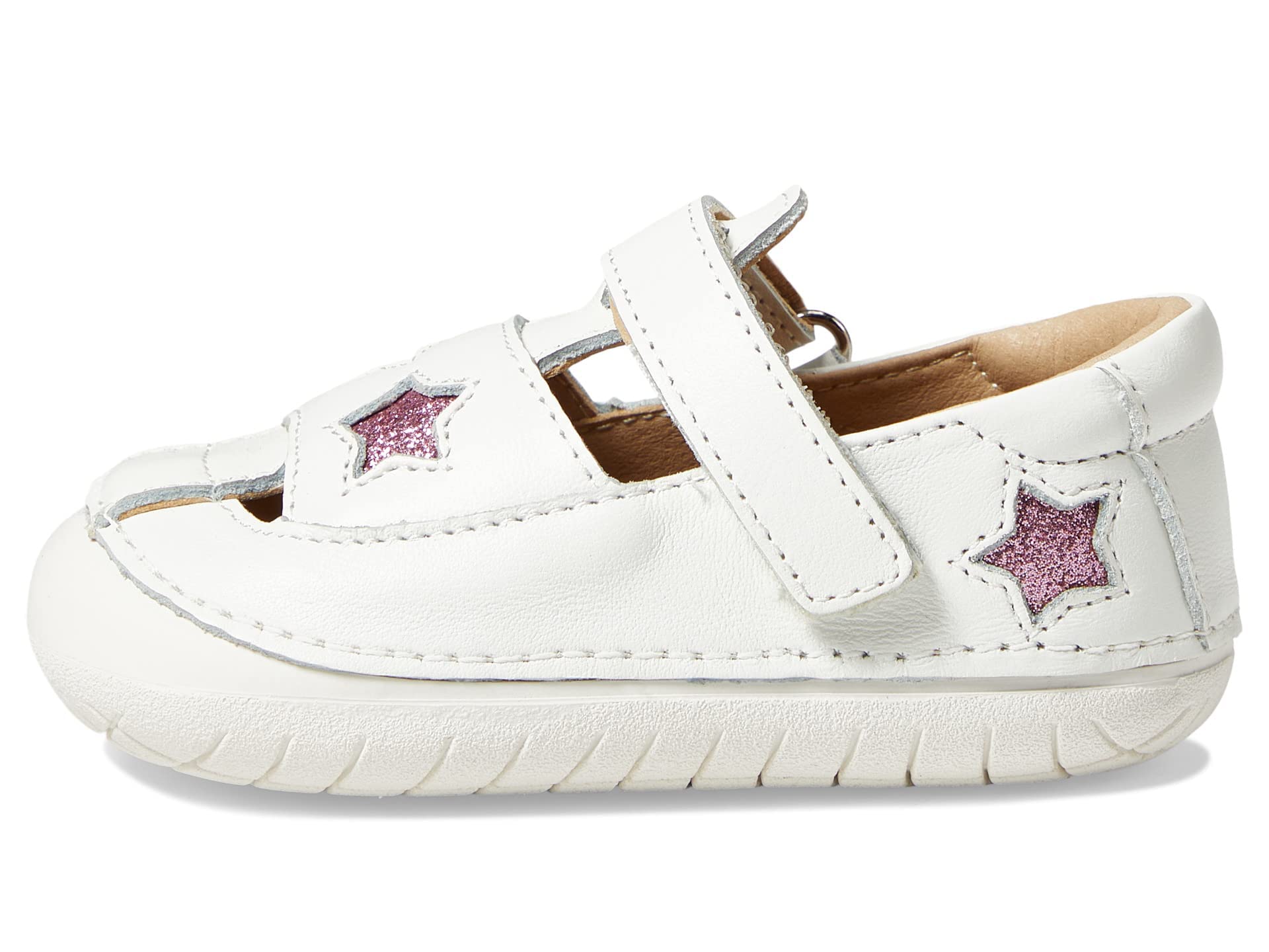 Old Soles Baby Girl's Springy Pave (Infant/Toddler) Snow/Glam Pink EU 25  (US Toddler) M - Main Image