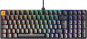 GLORIOUS Gaming GMMK 2 Full Size (96%) – Mechanical Gaming Keyboard, Aluminium Case, Customizable, Double Keycaps, Fox Swi…