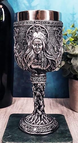 Miniatura 1 de Triple Diosa Maiden Madre Crone Pagan Brujería Vino Bebida Copa Cáliz Figura