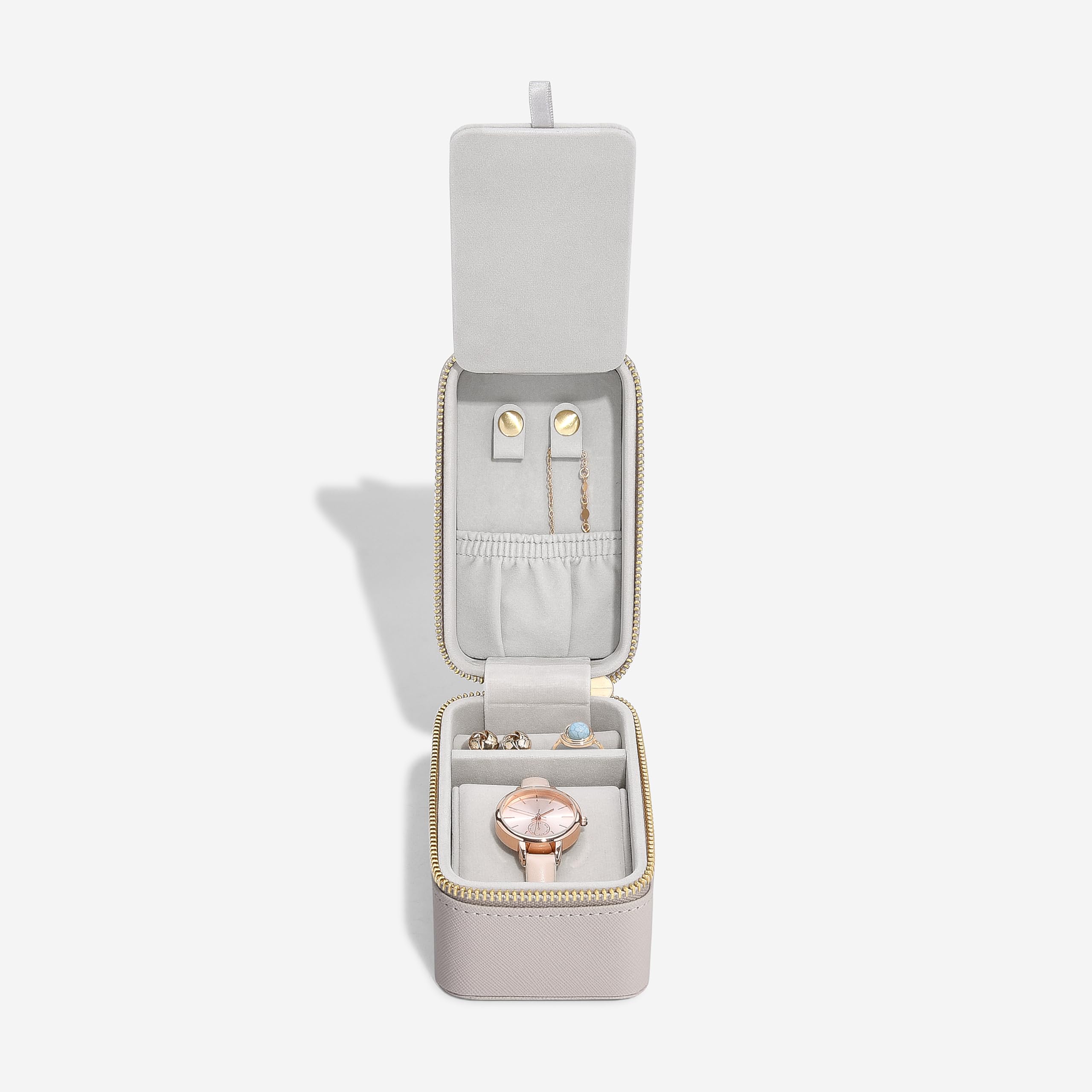 Stackers Reise-Schmuck- und Uhrenbox, Taupe