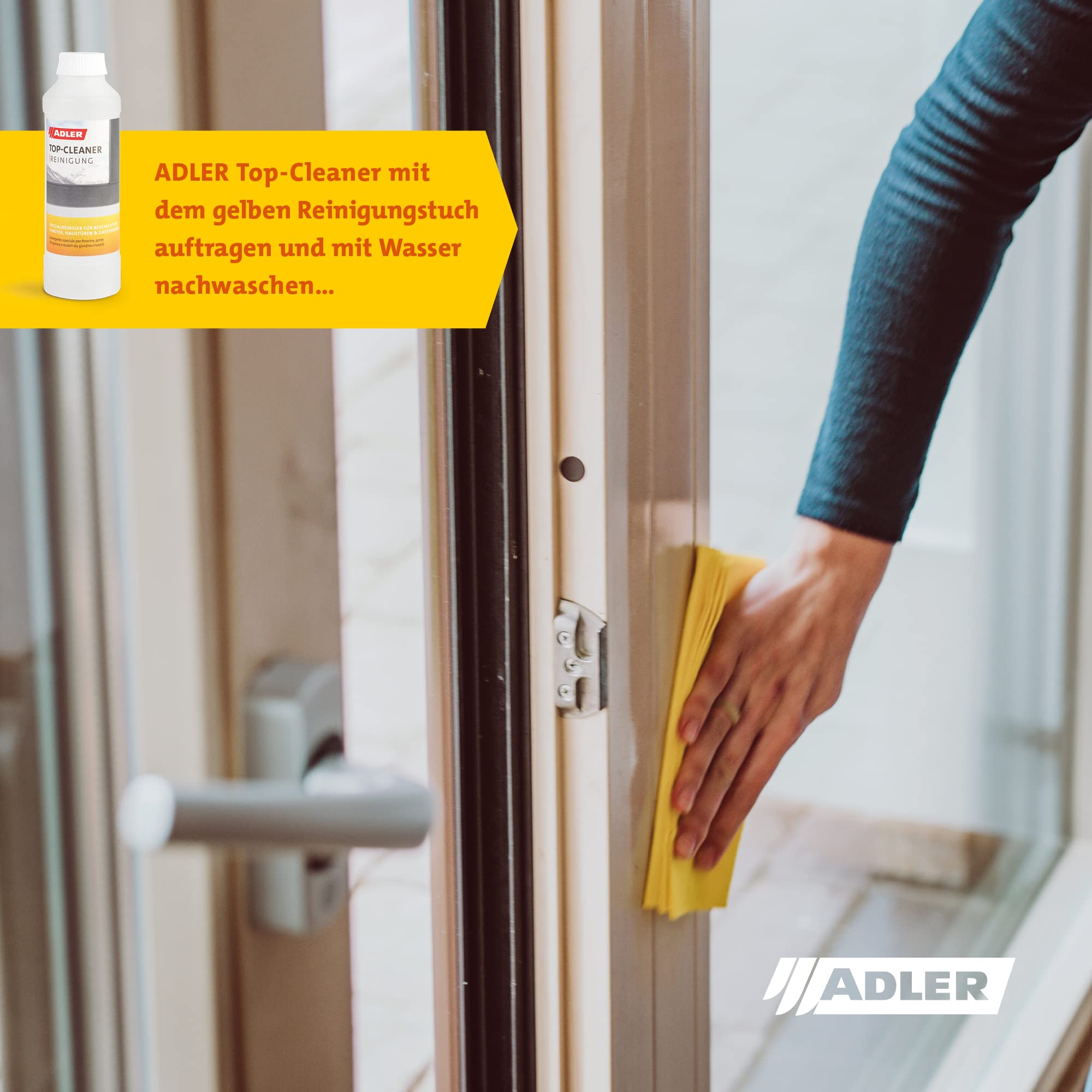 Windoor Care-Set, Pflege- und Reinigungsset für Fenster & Türen