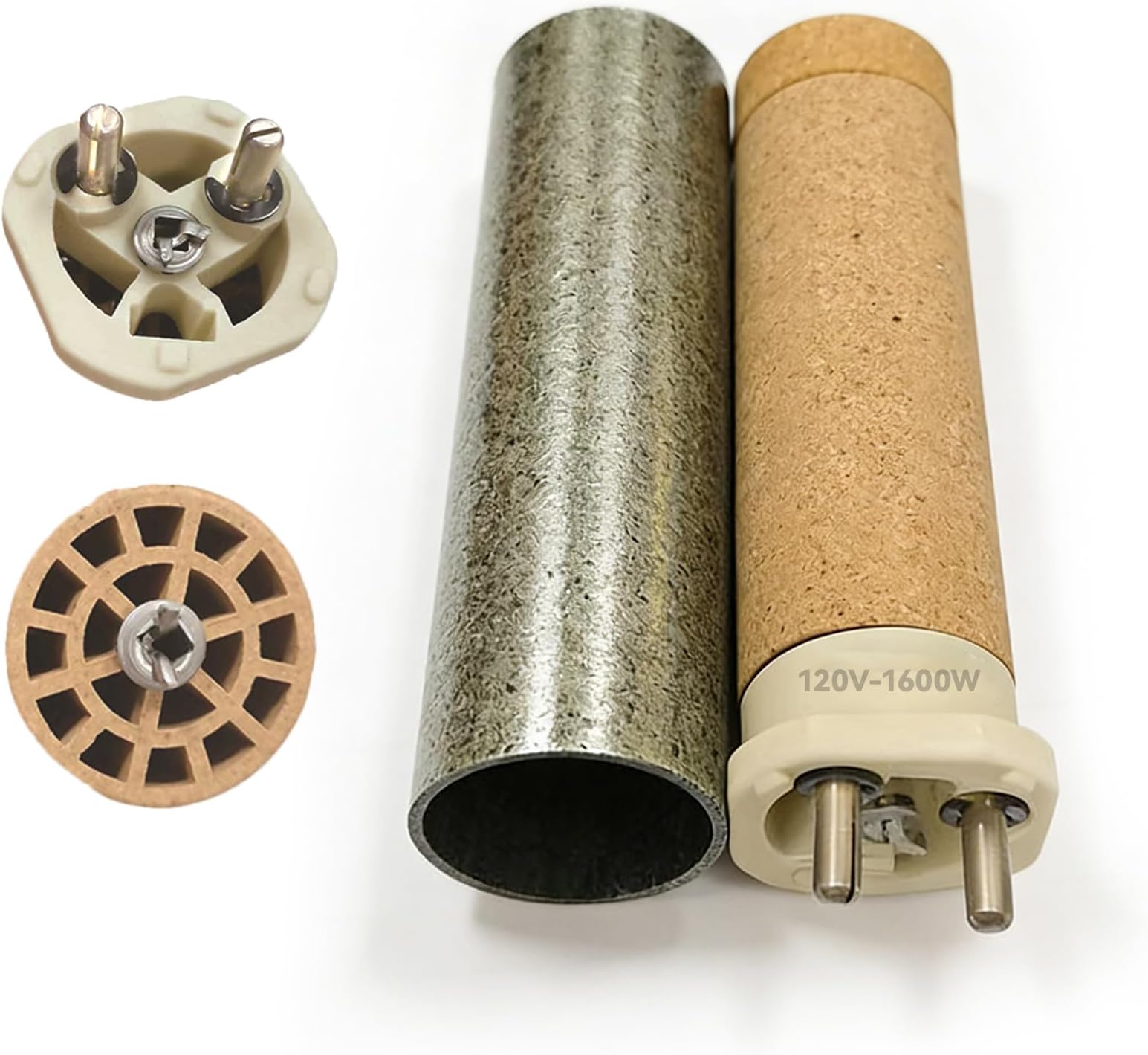 1550W Hot Air Tools 120V/230V Replacement Resistance Ceramic Heating Element, Ceramic Welding Heating Element for Rion Hand Held Plastic Welder and Hot Air Welding Heat Gun (120V-1600W)