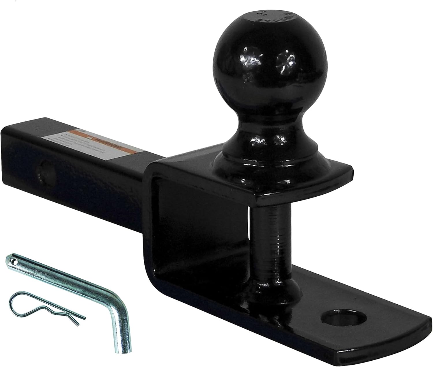 Extreme Max 5001.1379 3-in-1 ATV Ball Mount with 2" Ball - Solid Shank fits 1-1/4" Receivers
