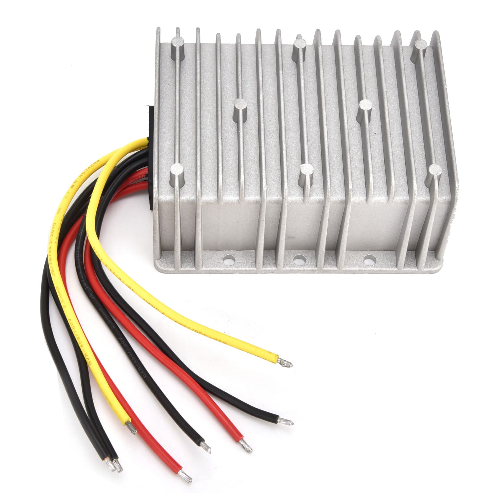 Aramox Przetwornica Napięcia DC Step Up, żel Organiczny i Aluminium Przetwornica Podwyższająca Napięcie 12 V na 24 V 25 A 600 W IP67 96% Sprawności dla Zasilania Pojazdów Silnikowych