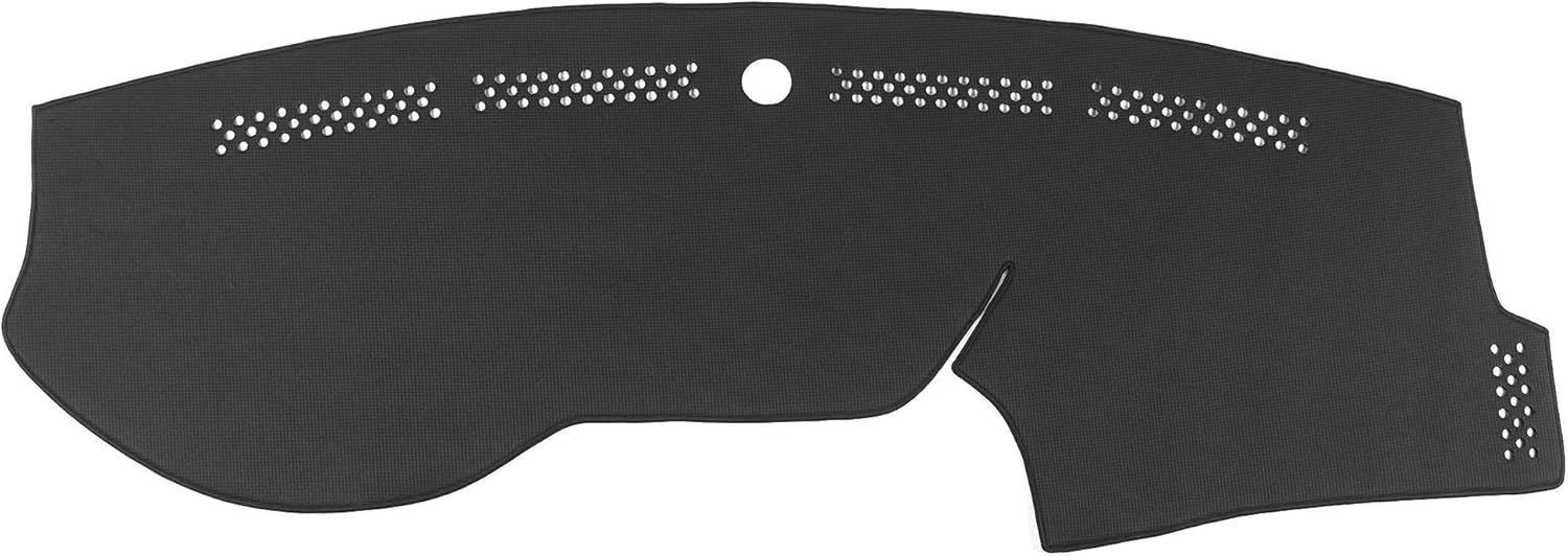 WellVisors Black Dash Mat Dashboard Cover Compatible with Honda 2013-2017 Accord Sedan Coupe