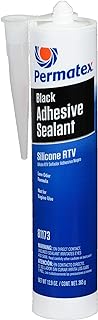 81173 Black Silicone Adhesive Sealant, 12.9 oz