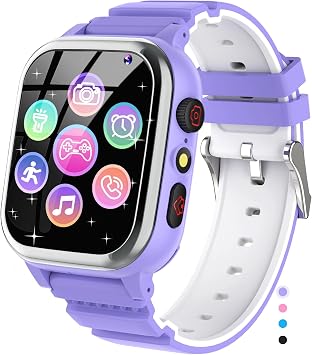 Smart Watch for Kids Smart Watch 26 Games Phone Pedometer Calories SOS Alarm Clock Kids Watch Boys Watch Girls Gifts HD Camera Music Video Stopwatch Toys Christmas Birthday Gift