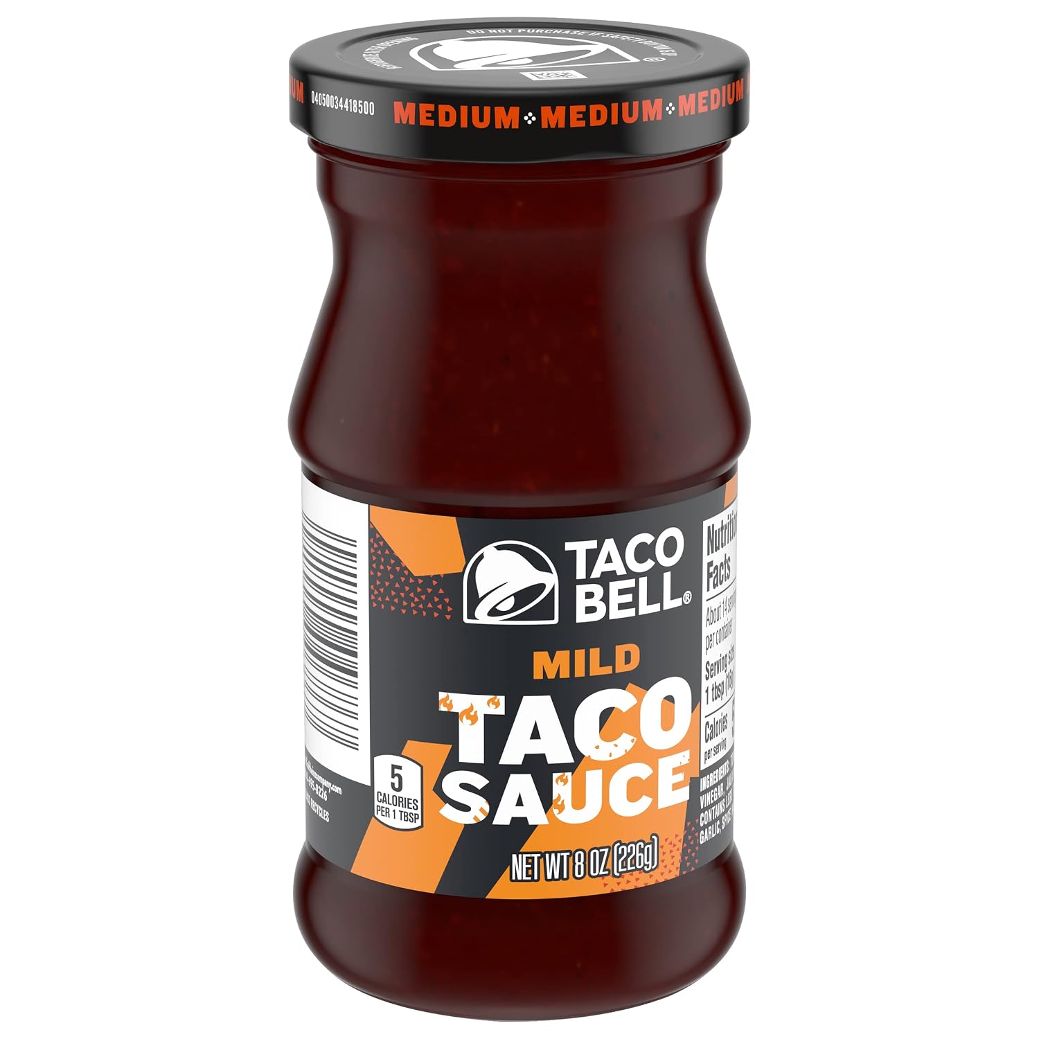 Taco Bell Mild Taco Sauce (8 oz Bottle)