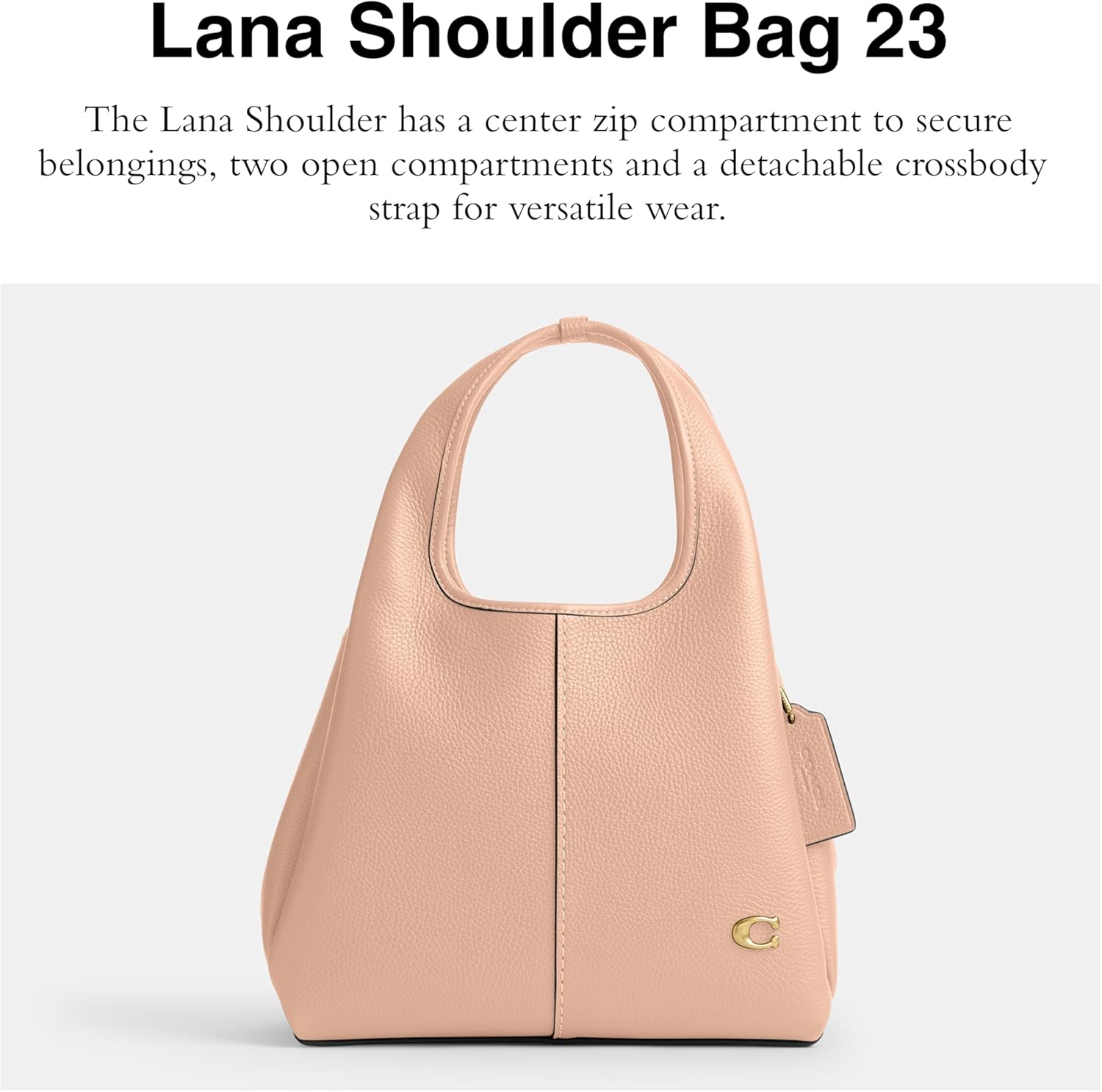 Coach Lana Shoulder Bag 23 in Polished Pebble Leather