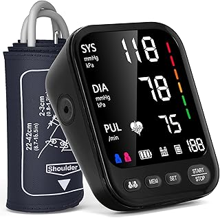 Blood Pressure Monitor for Home Use - Accurate Blood Pressure Machine, Large Display BP Monitor, Universal Upper Arm Cuff