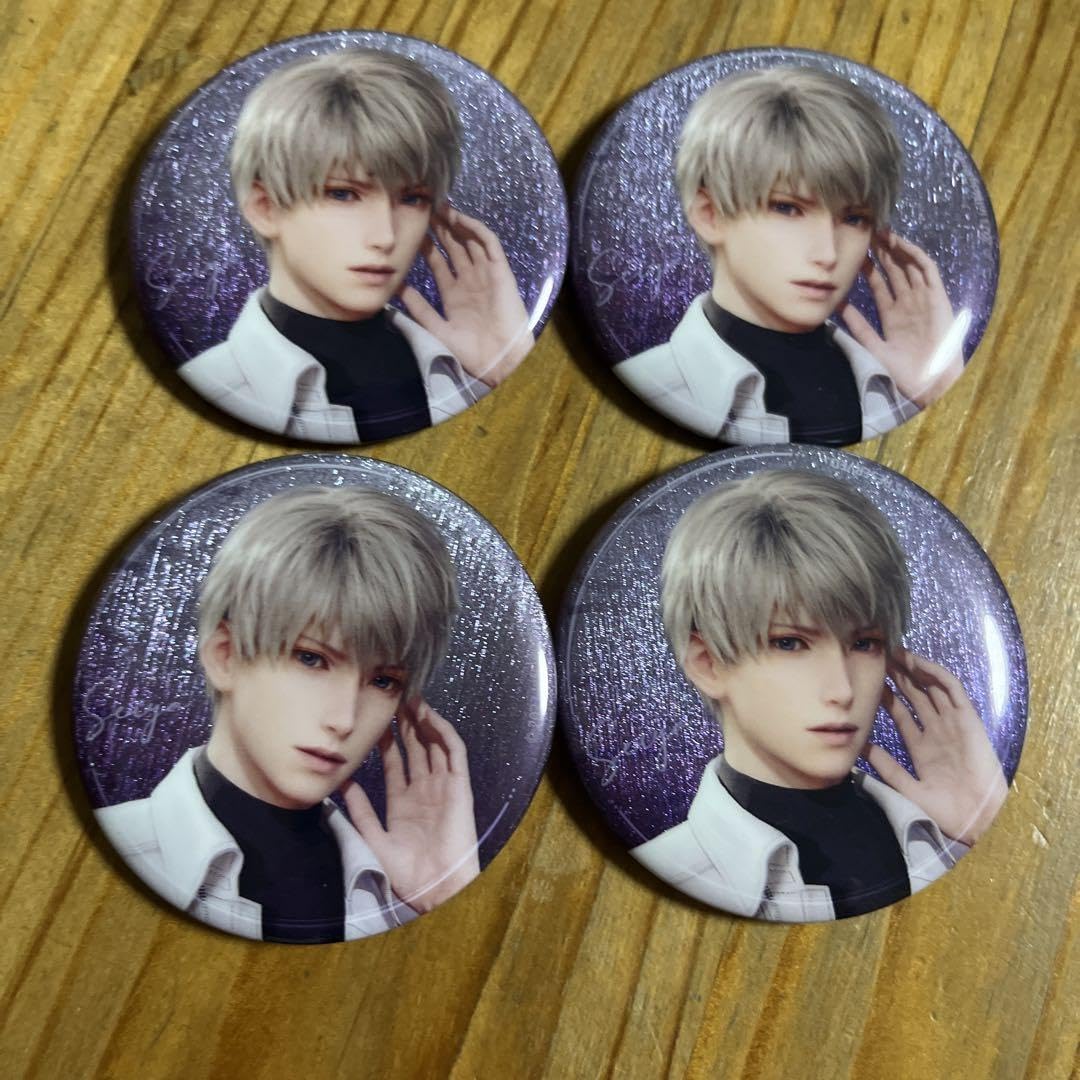 Amazon.co.jp: スイパラ 恋と深空 缶バッジ 恋与深空 セイヤ seiya 4つ  