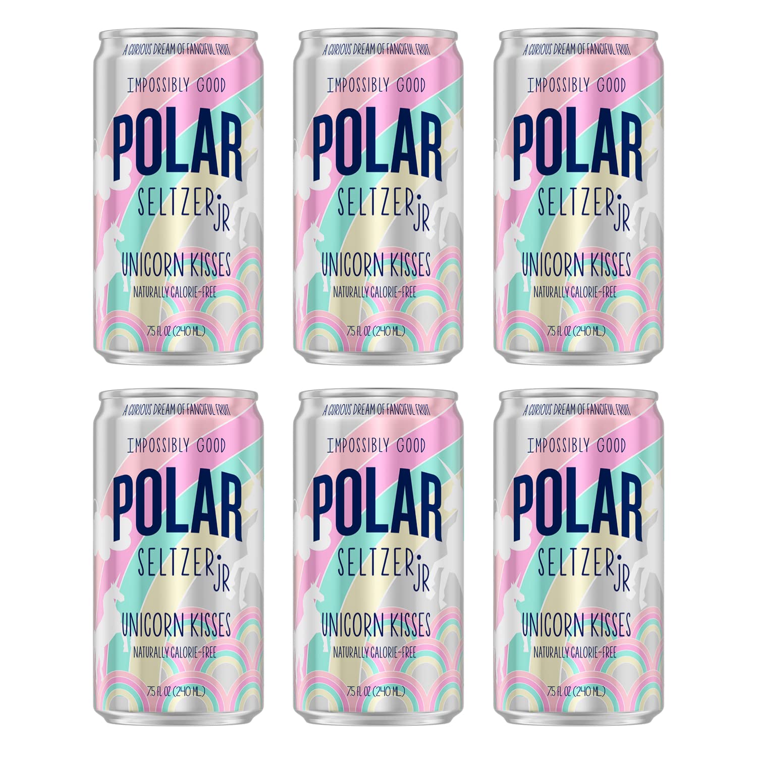Amazon.com : POLAR 100% Natural Seltzer Jr - Unicorn Kisses - No