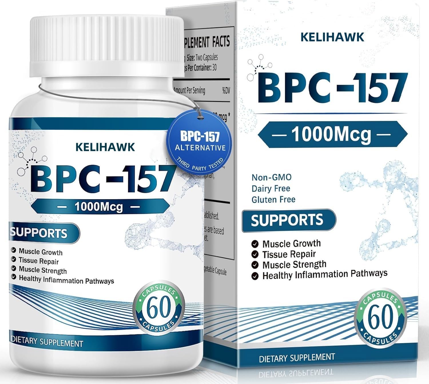New B-pc 157 Rapid Pro for Joint, Muscle & Gut Health Non-GMO,Dairy Free,High Potency, Gluten-Free,60 Count
