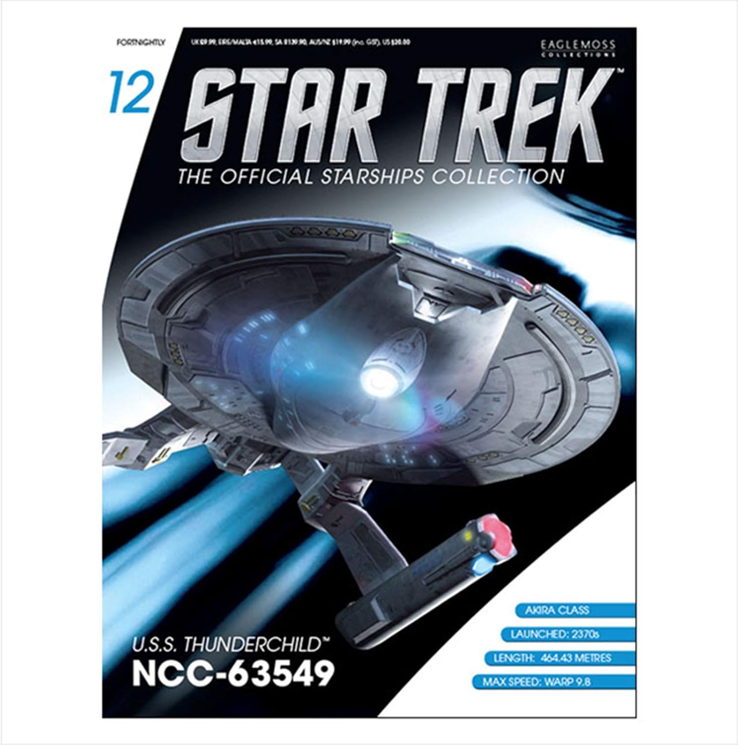 Eaglemoss Hero Collector - Akira Class USS Thunderchild NCC-63549 : Arts, Crafts & Sewing