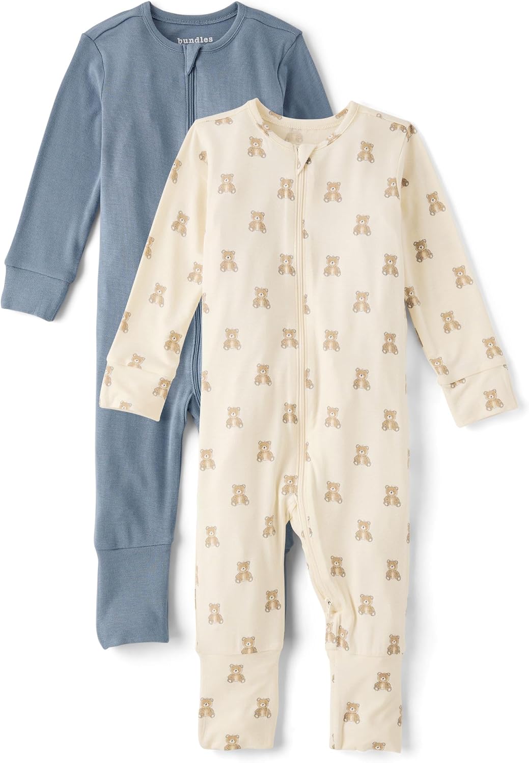 The Children's Place Baby Boys' And Newborn Long Sleeve Sleep and Play,2-pack