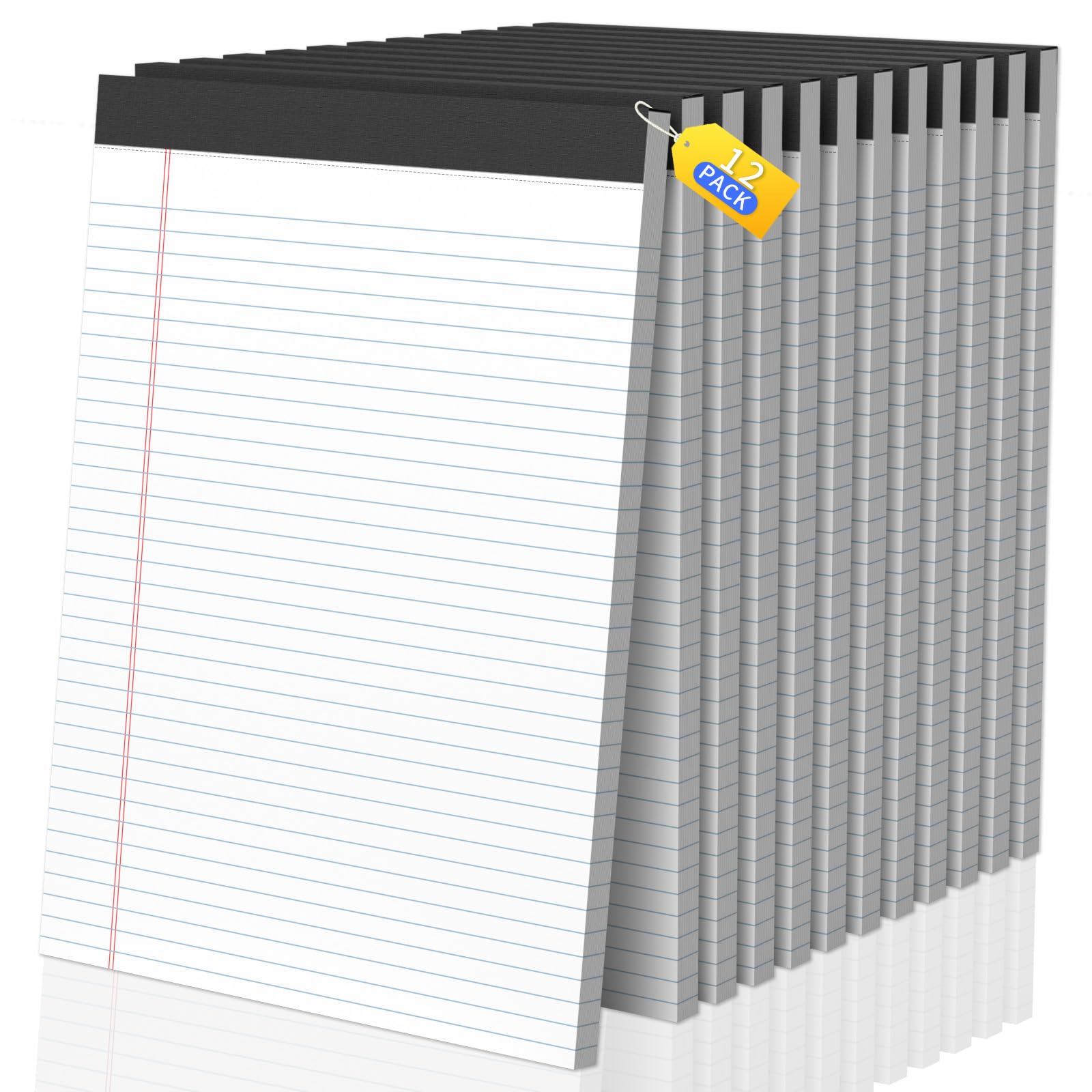 Legal Pads 8 5 X11 Narrow Ruled Notepads 12 Pack 50 Sheet Pad White Legal Pads Tear Off