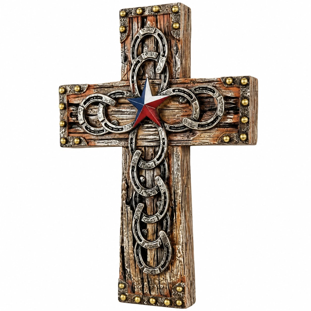 Amazon.com: Comfy Hour Cross for Wall, Decorative Horseshoe Cross