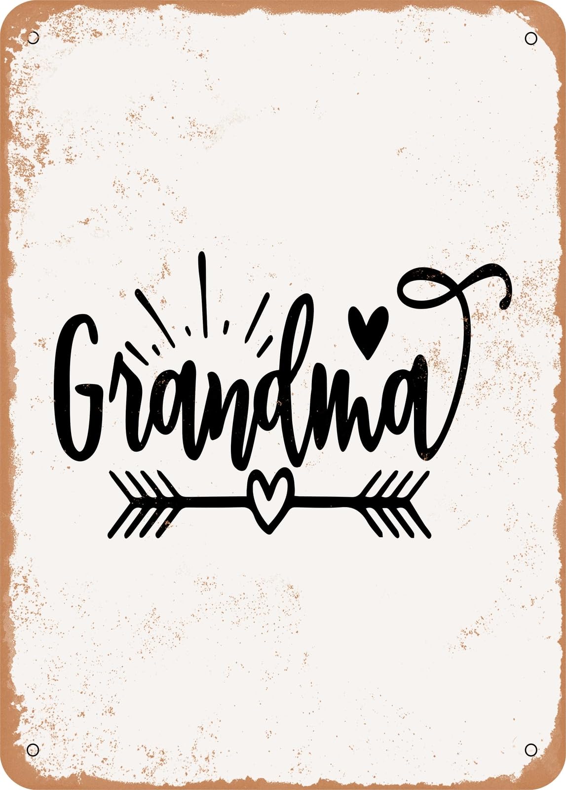 Metal Sign - Grandma - Vintage Rusty Look home decor