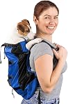 Dog Carrier Backpack, Portable Adjustable Dog Backpack, Ventilated Pet Carrier Backpack, Pet Backpack for Walking Outdoor Hiking Mountain Climbing Travel(M, Black)