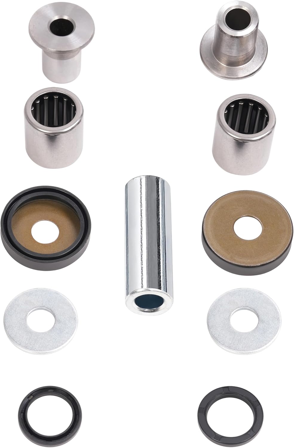 Kojem Front A Arm Bushing Seal Kit Compatible with 2003-2014 Suzuki Quadsport Z400 LTZ400/ Arctic Cat DVX 400/ Kawasaki KFX400 Upper&Lower Control Arm Kit